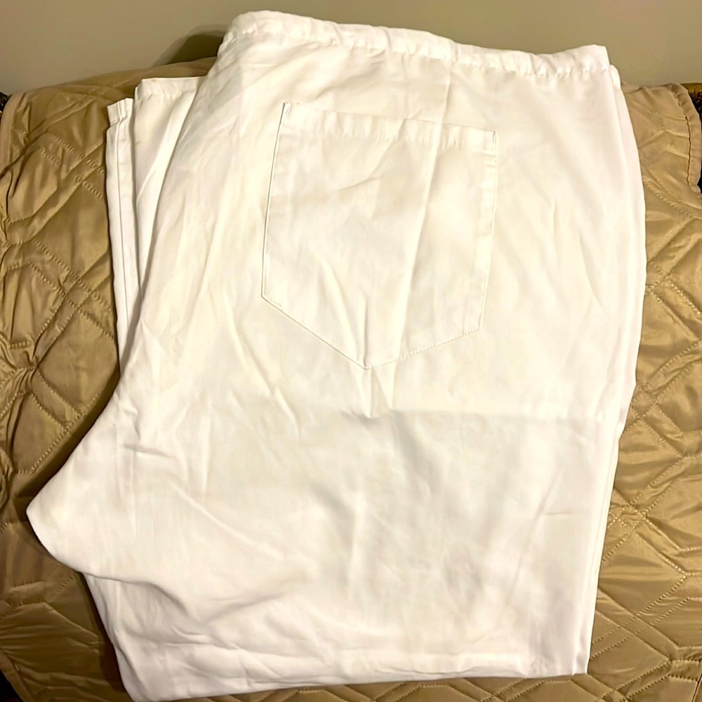 White Scrub Pants